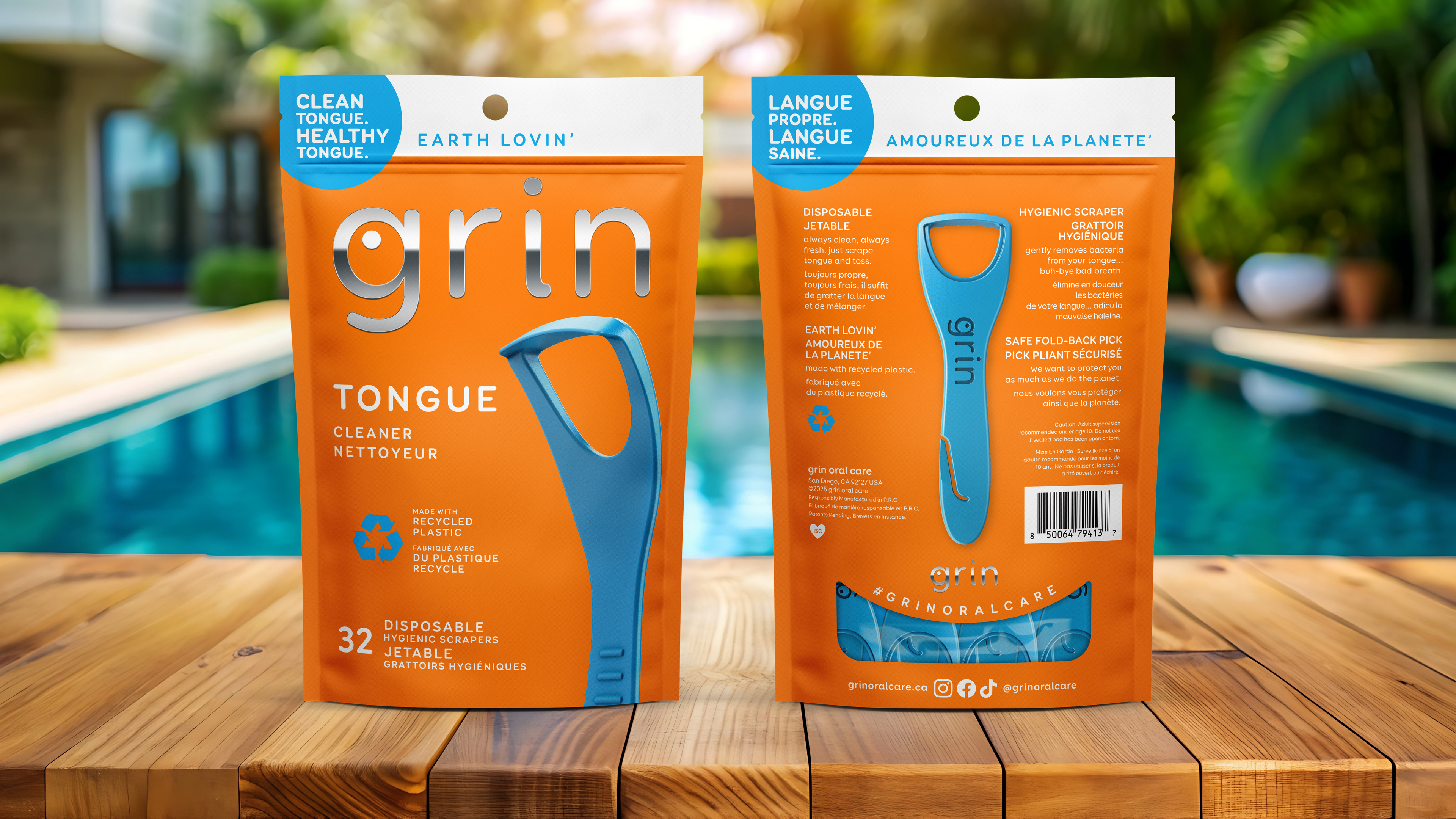 Grin Oral Care Tongue Cleaner Photography