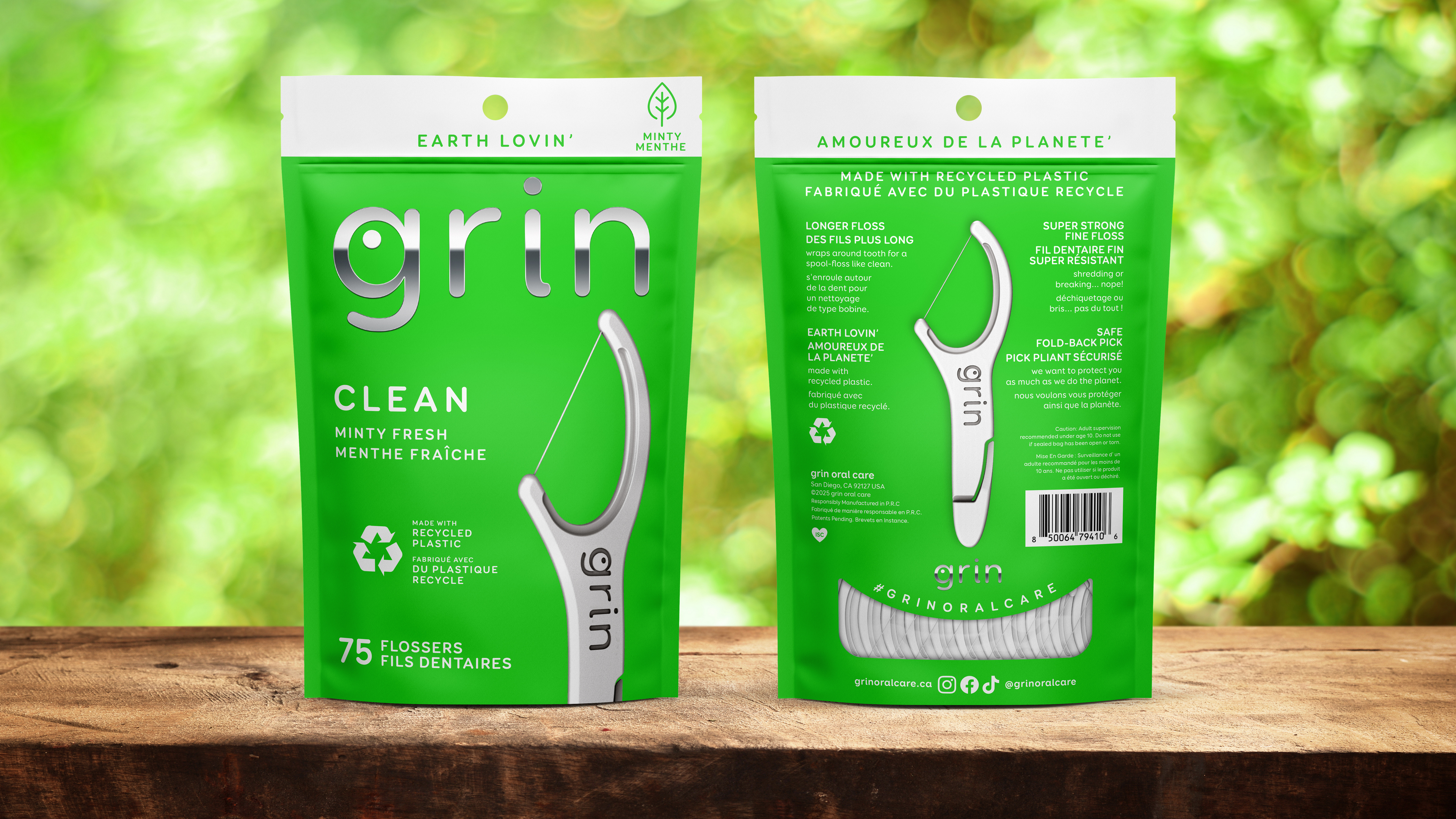 Grin Oral Care Clean Flosspyx Photography