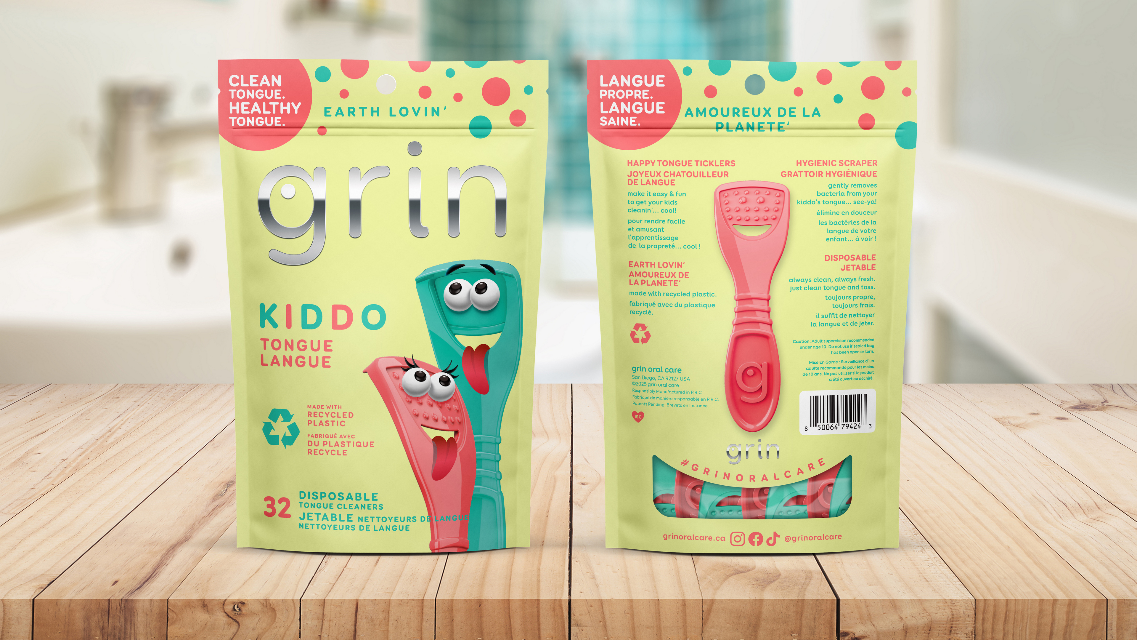 Grin Oral Care Kiddo Tongue Photography